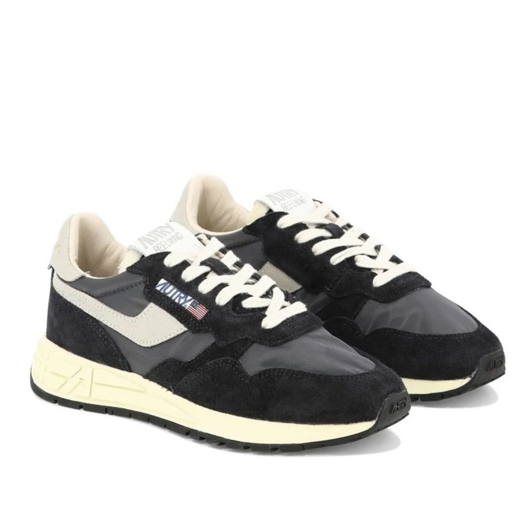 Black and Cream Sneakers